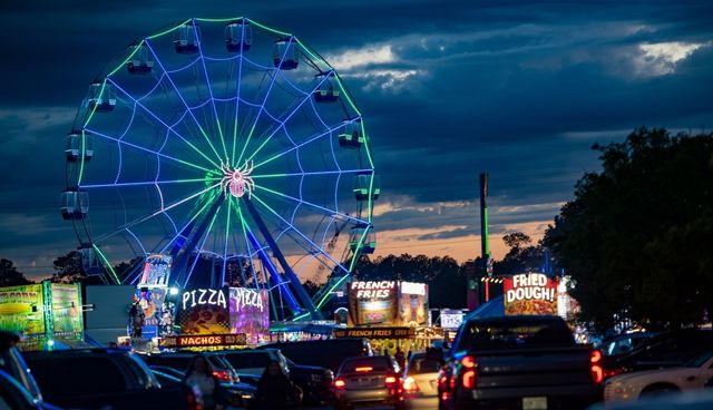 Carnival at night.