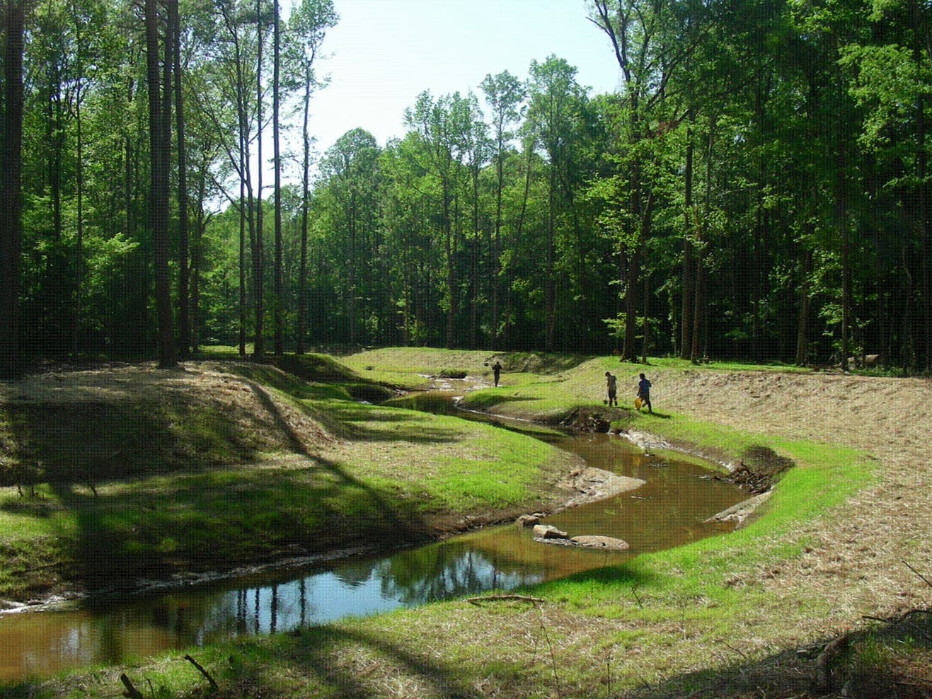 Lick Creek after restoration