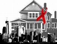 House with AIDS ribbon