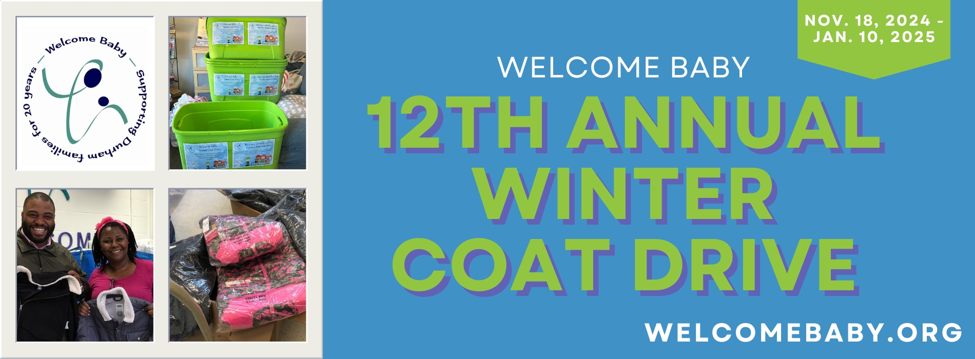 Welcome Baby's Annual Coat Drive